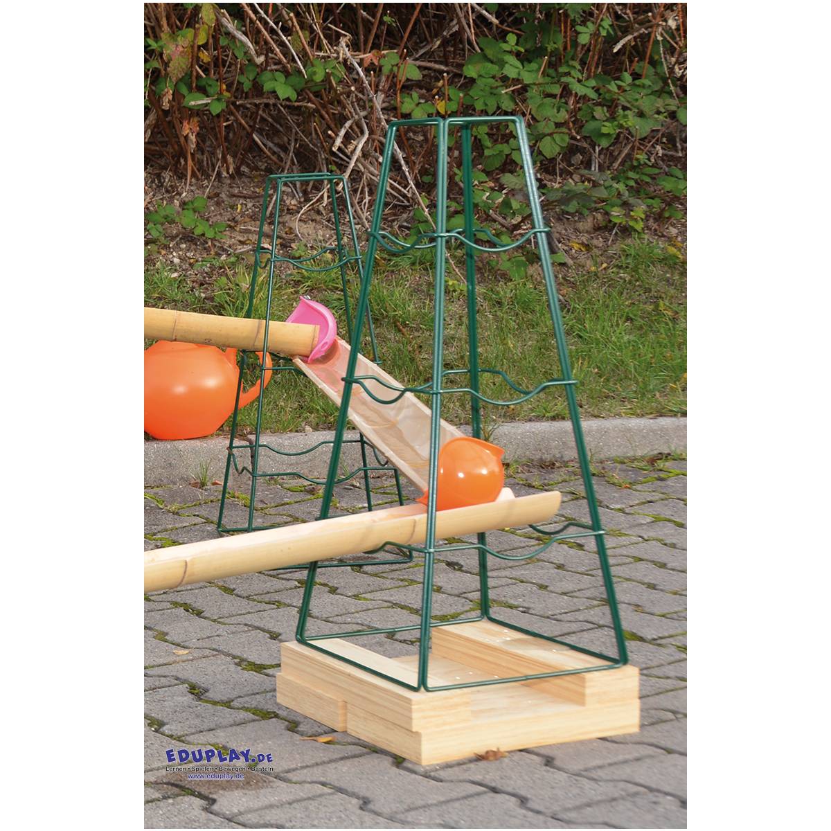 EDUPLAY 160268 Wasserbahn Ständer, grün (4er Pack)