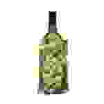 Vacu Vin 3881460 Flaschen-Kühlmanschette Flaschenkühler, Traube grün, grün