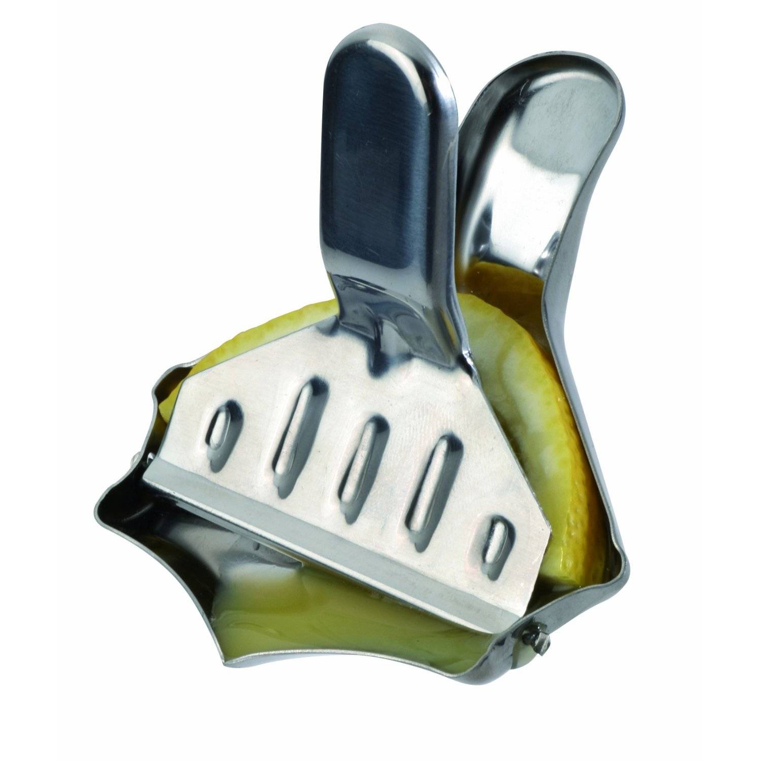 Westmark 90882280 Zitronenschnitzelpresse, aus Edelstahl 18/10, silber