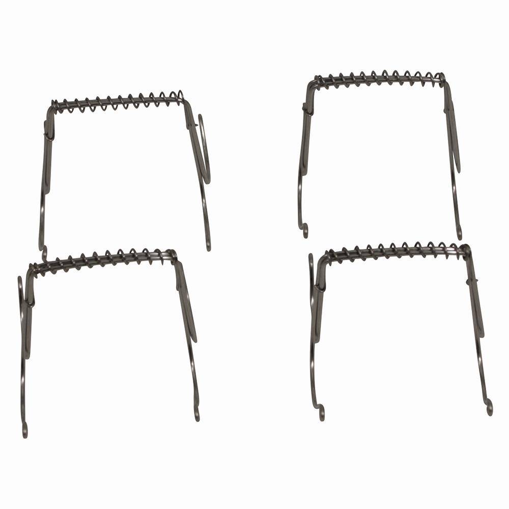 Metaltex 200-45010 Rouladenklammern, silber (4er Pack)