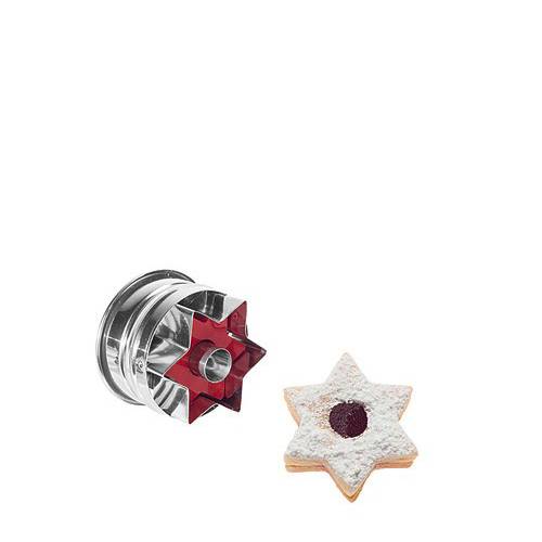 Westmark 35022291 Linzer-Ausstechform Stern, silber (1 Stück)