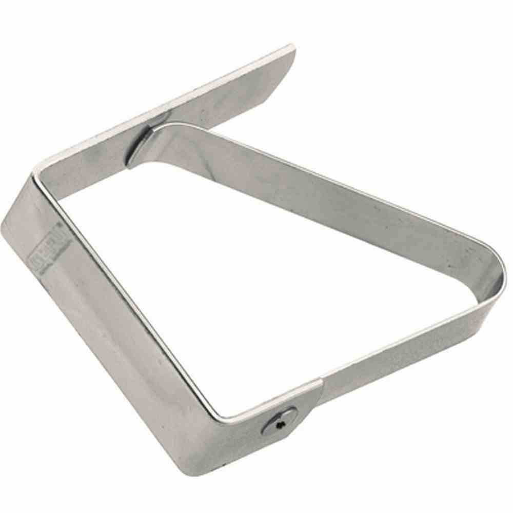 GEFU 223-50 Tischtuchklammern, Tischtuchhalter Edelstahl rostfrei Ø 24 cm, silber (4er Pack)