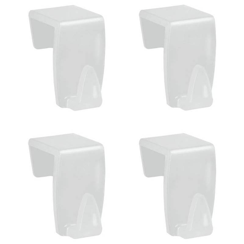 Metaltex 294516011 Türhaken/Fensterhaken Set, weiß (4er Pack)