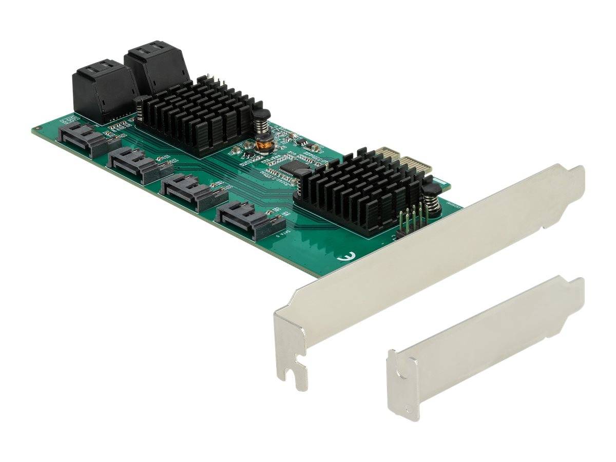 Delock Speicher-Controller - SATA 6Gb/s - Low-Profile - PCIe 2.0 x1
