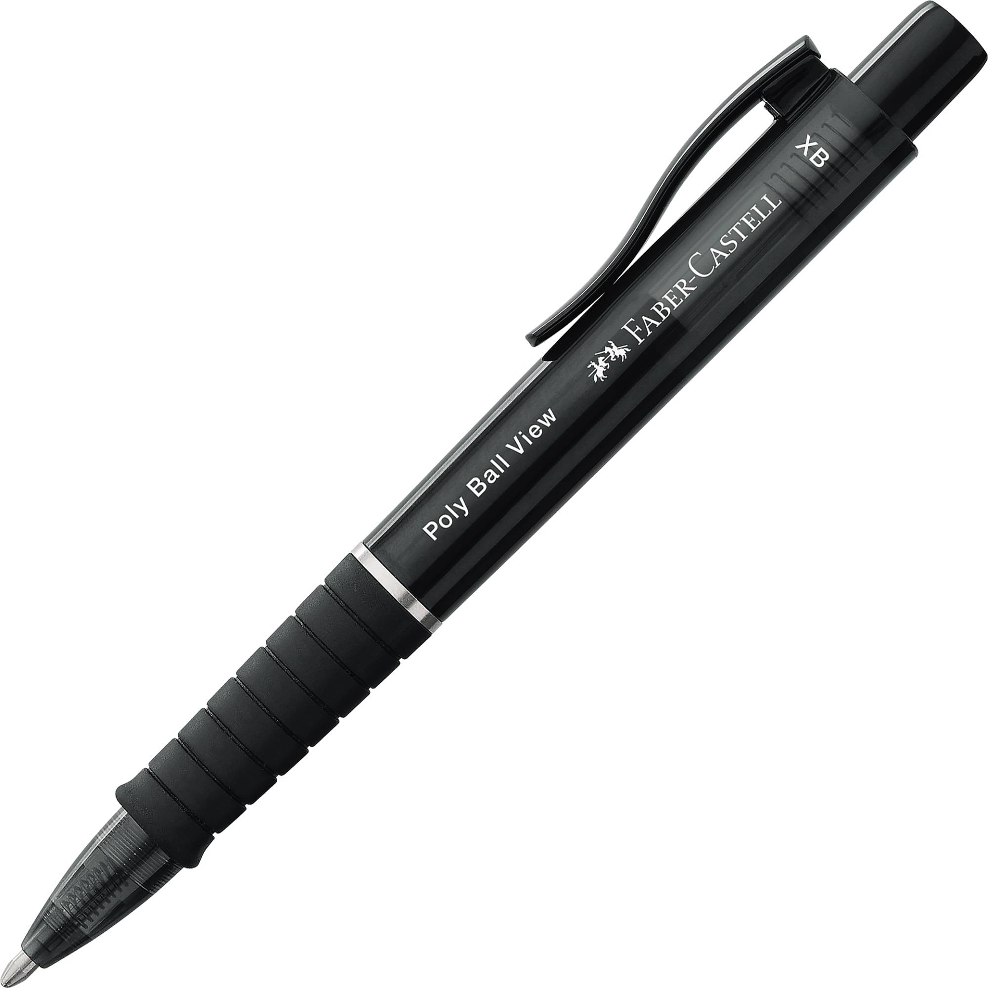 FABER-CASTELL - Kugelschreiber Poly Ball View schwarz