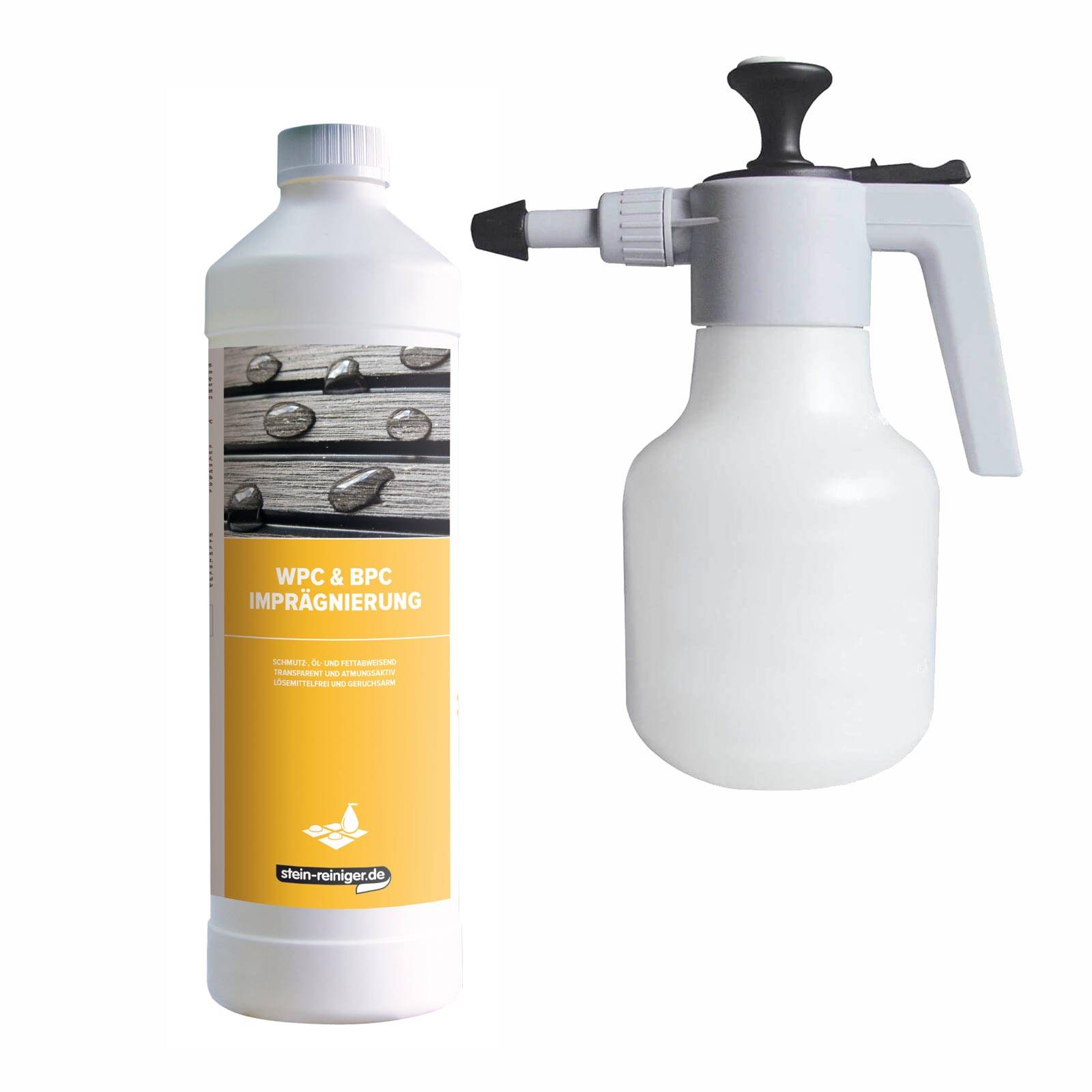 stein-reiniger.de WPC & BPC Imprägnierung Sets - Größe:1 Liter