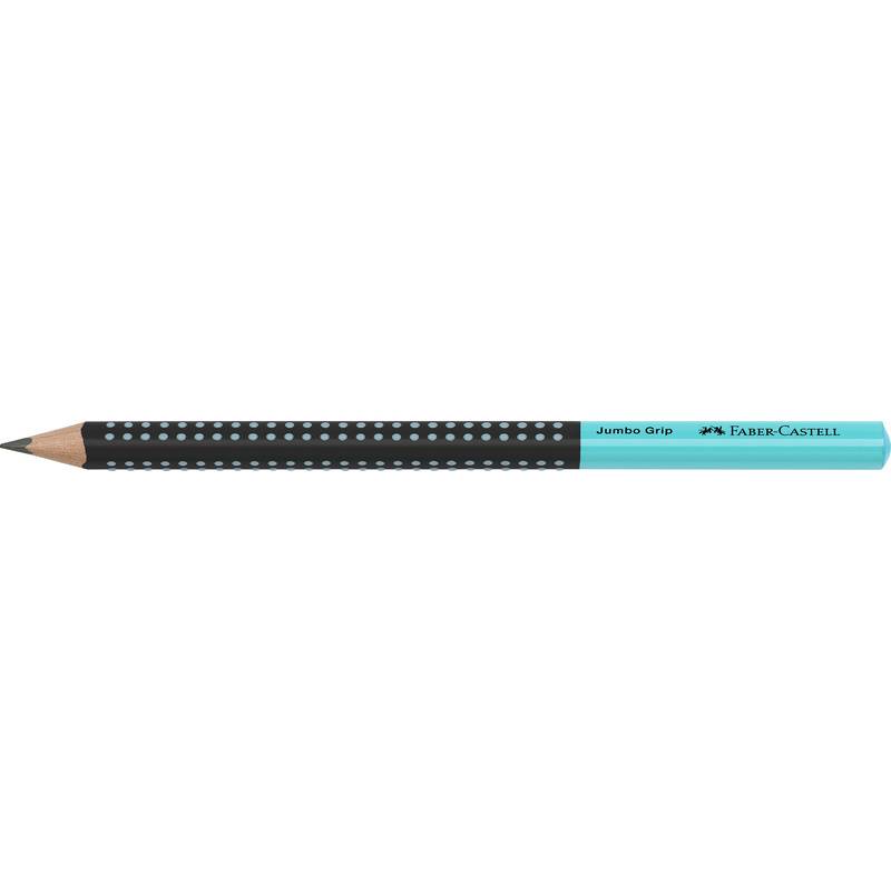 FABER-CASTELL Bleistift Jumbo GRIP TWO TONE, türkis