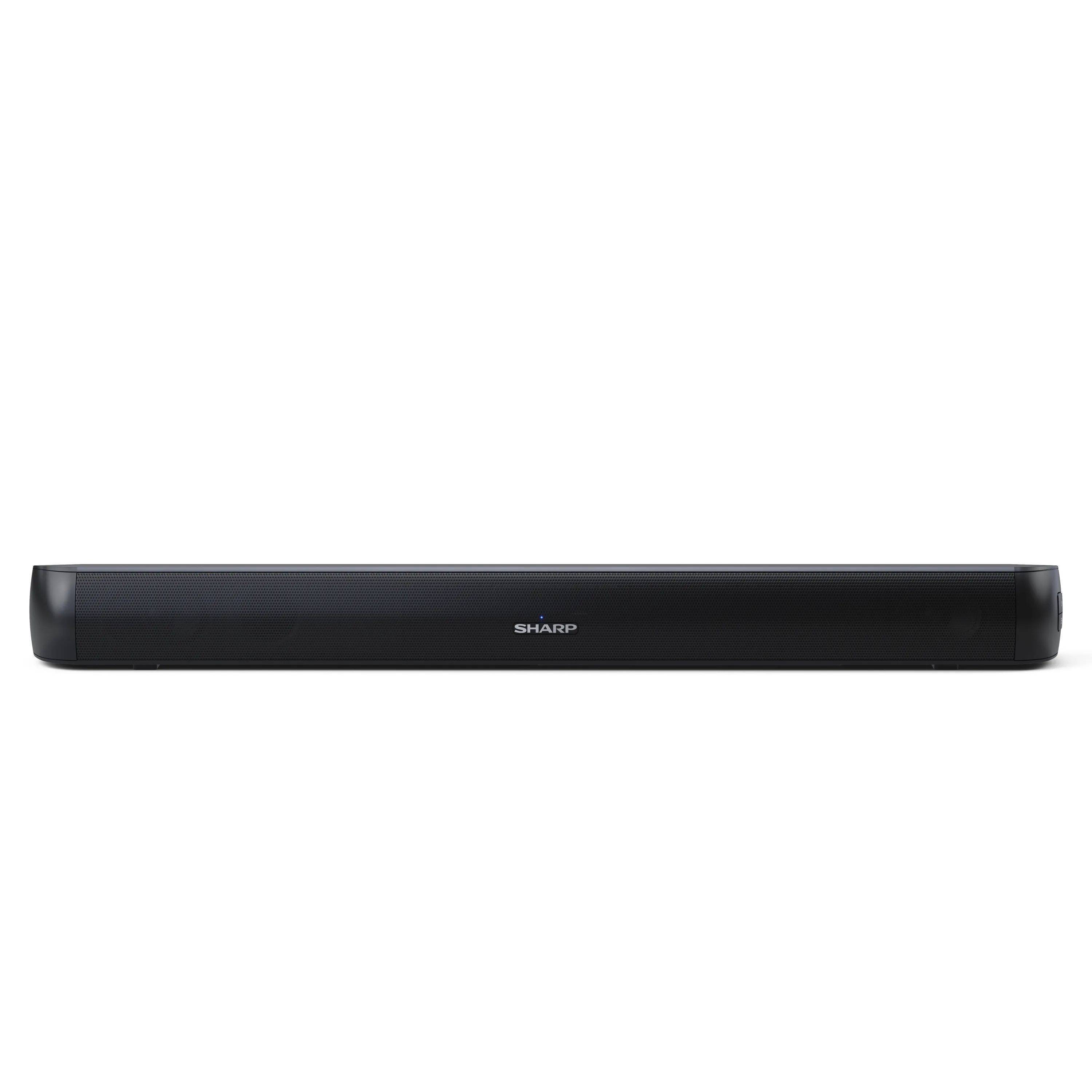 SHARP HT-SB107 – 2.0 kompakte Soundbar – 90W, digitaler optischer Eingang, ideal für TVs & Monitore bis 32 Zoll