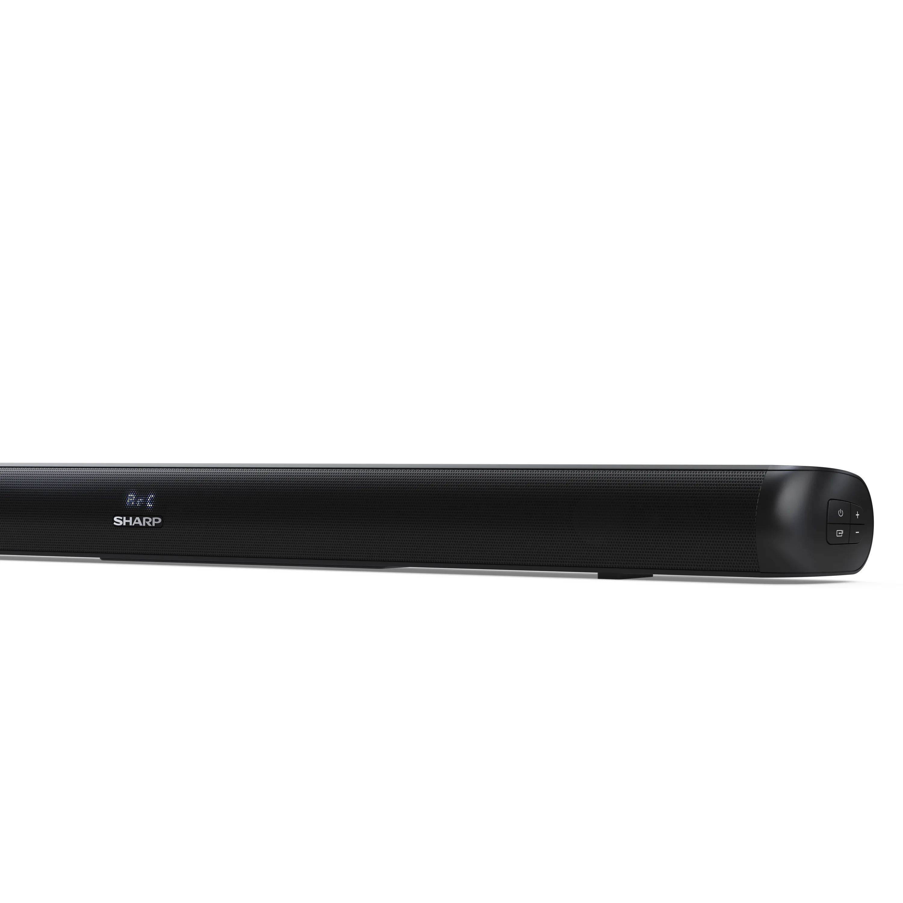 SHARP HT-SB147 – 2.0 Soundbar 150W Leistung – HDMI ARC-CEC, Bluetooth, digitaler optischer Eingang, für TVs ab 40 Zoll