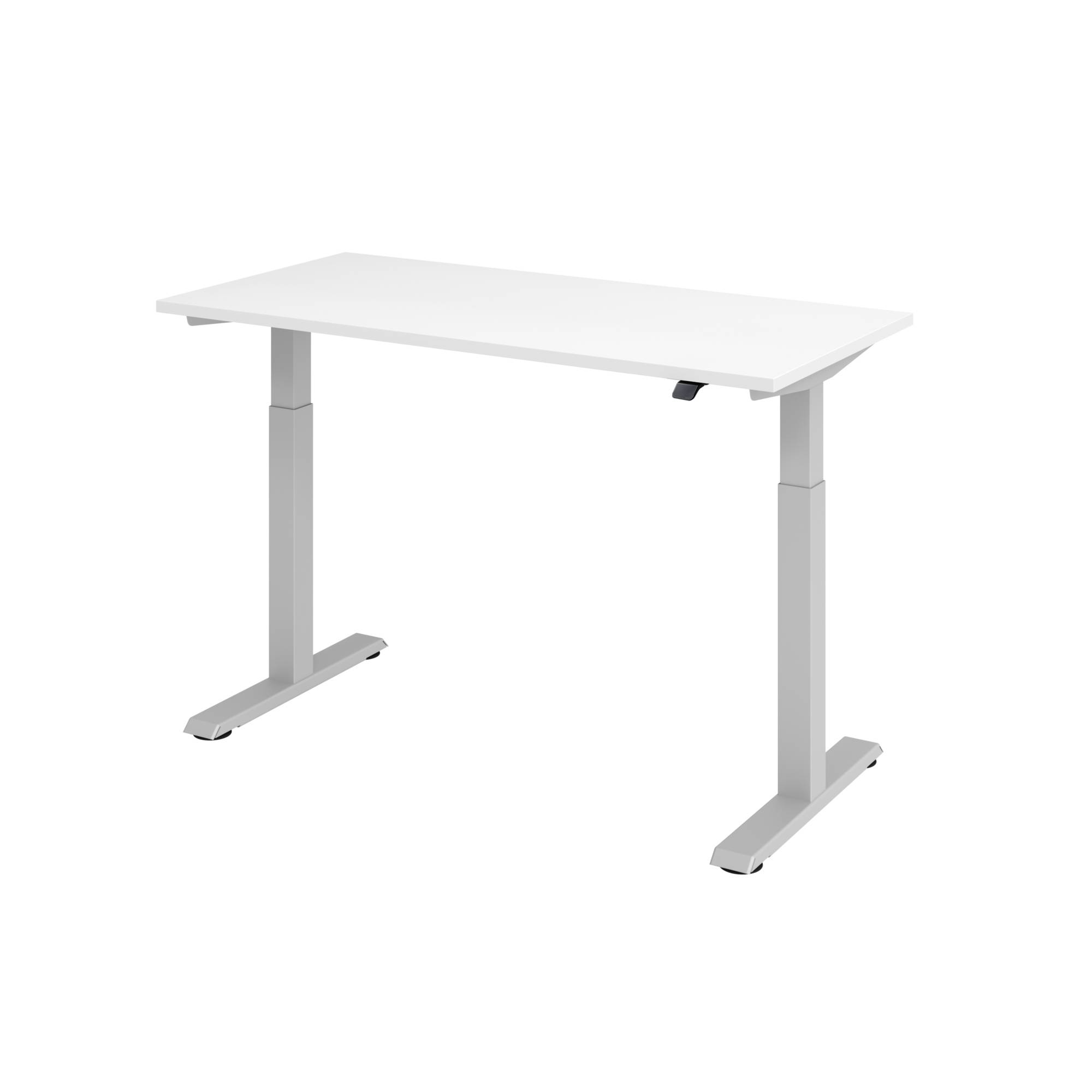 Hammerbacher Schreibtisch VXMST614/W/S 140x67cm weiß