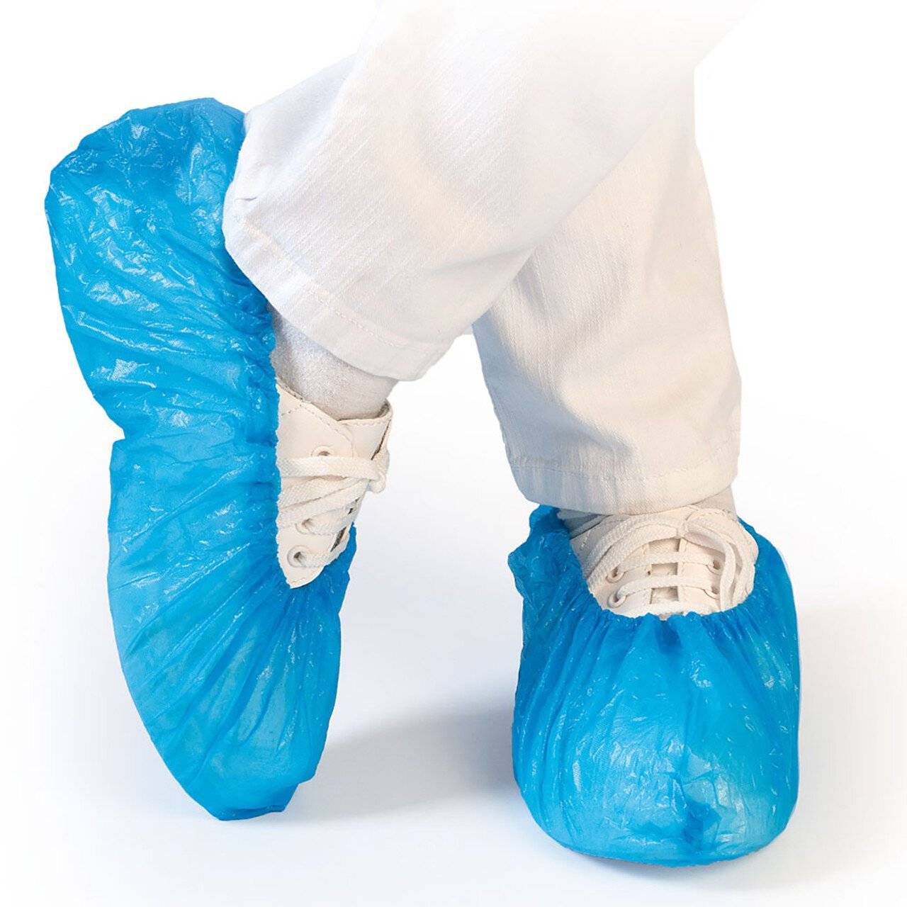 Hygostar Überschuh CPE, blau 40my, 41x15cm