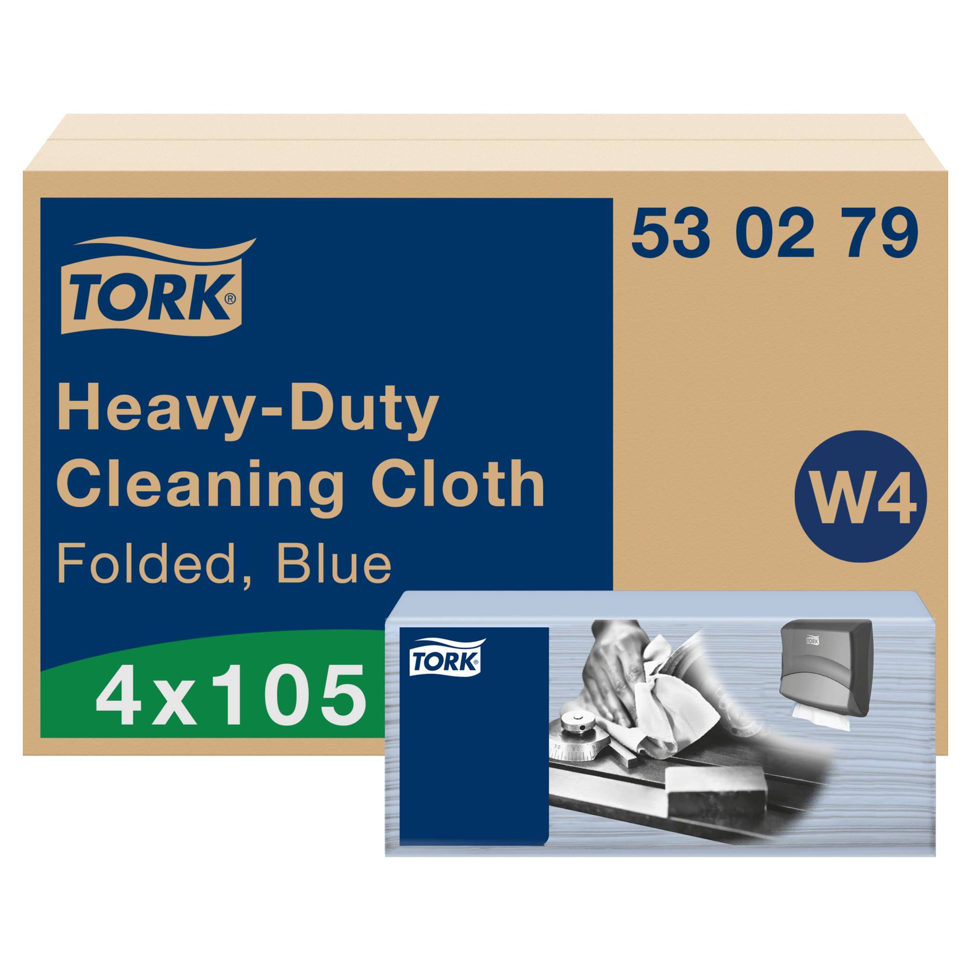Tork Reinigungstuch 530279 35,5x41,5cm 1lagig bl 4x105St.
