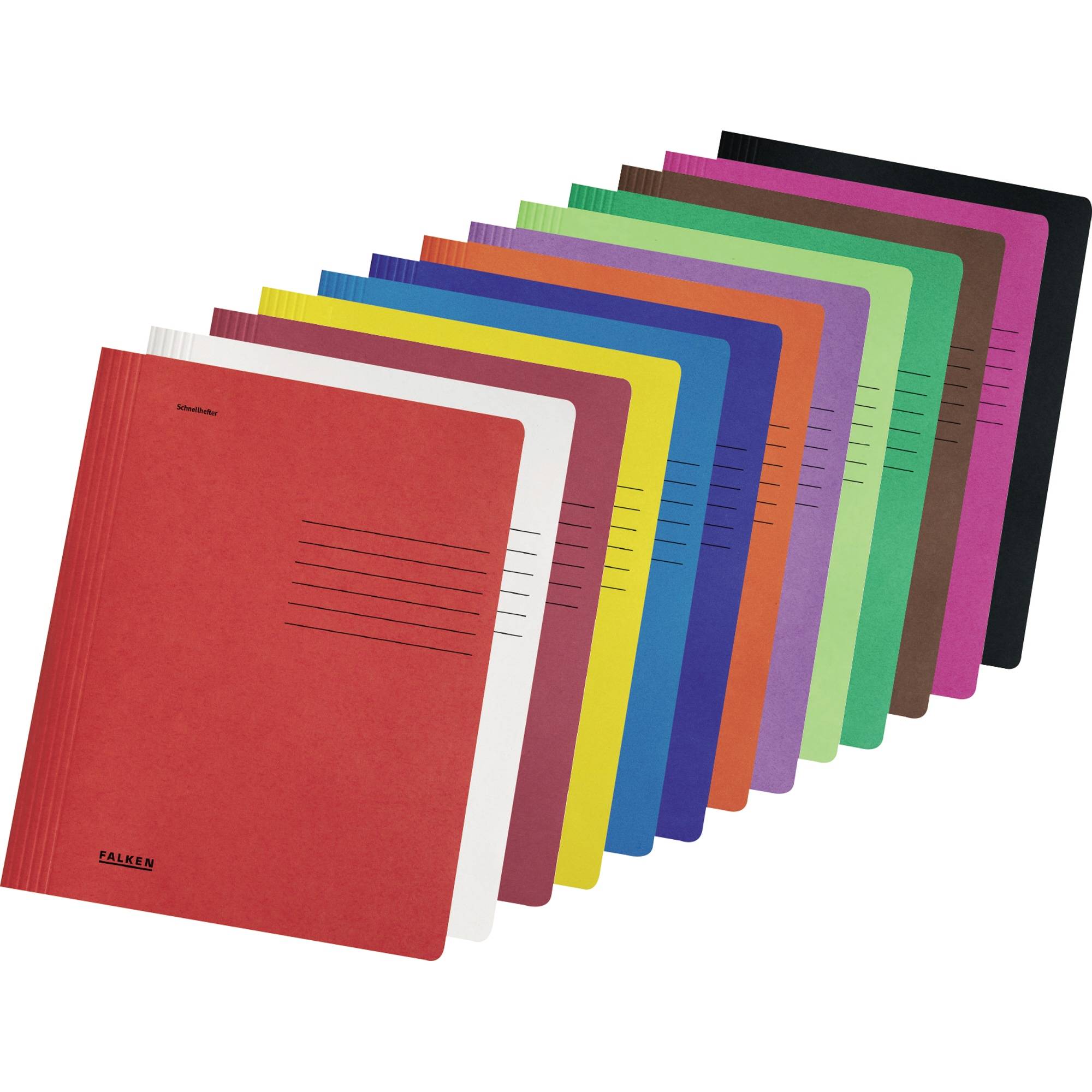 Falken Schnellhefter 26001216 A4 Karton hellgrün