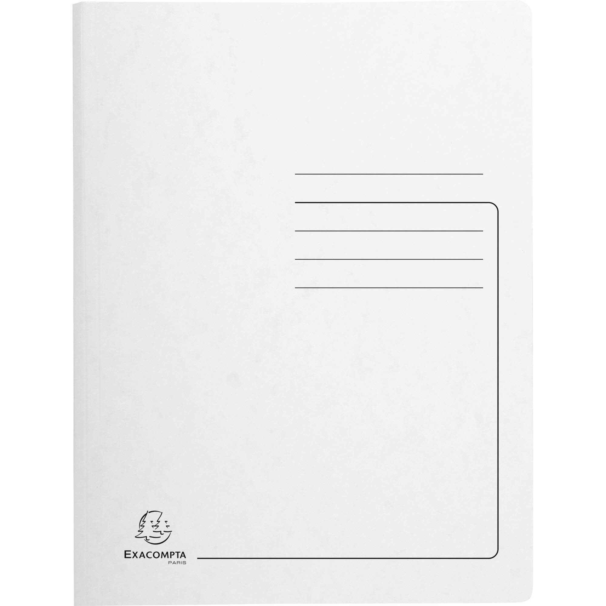 Exacompta Spiralhefter 240226E DIN A4 Karton weiß