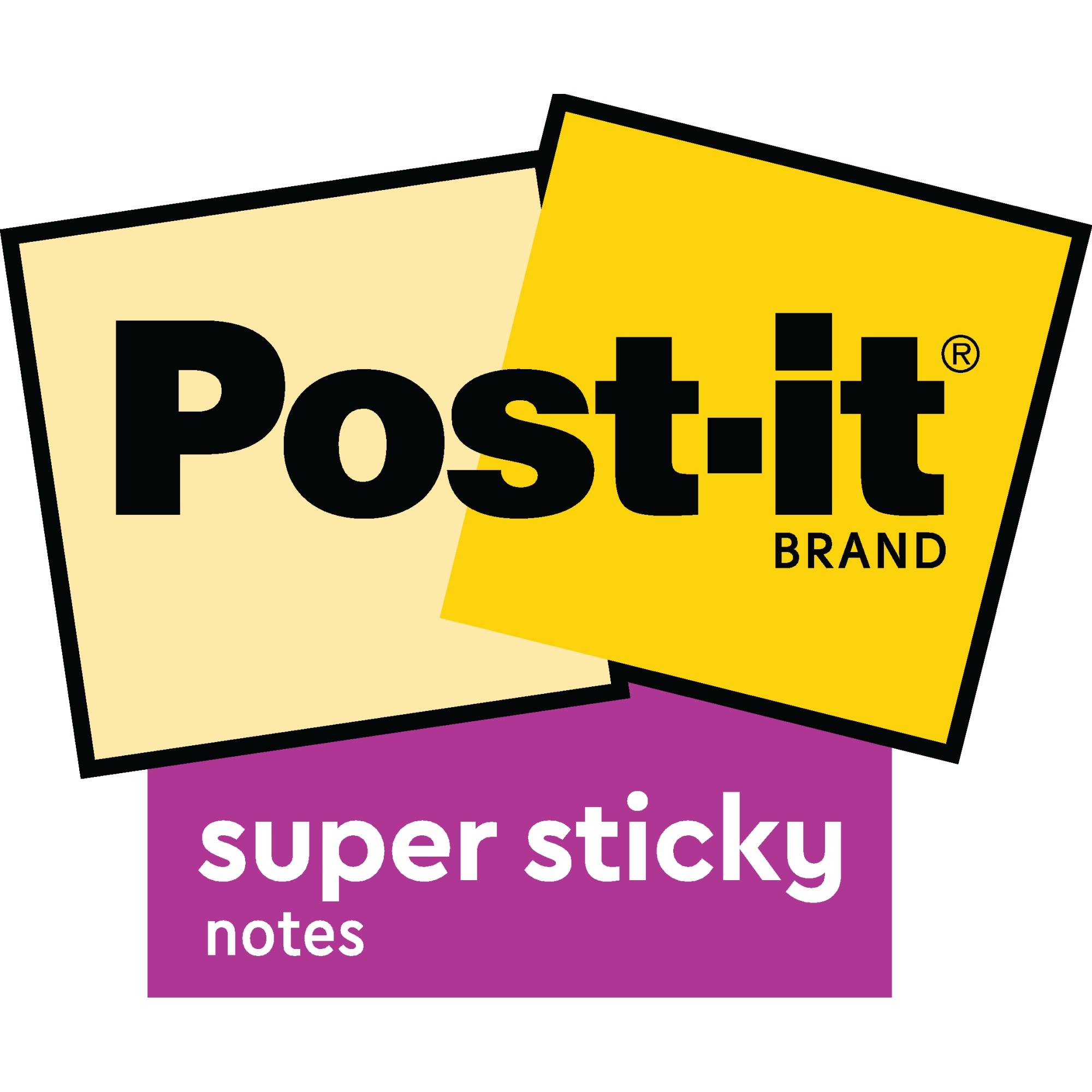 Post-it Haftnotiz Super Sticky 76x76mm 90Blatt 6St.