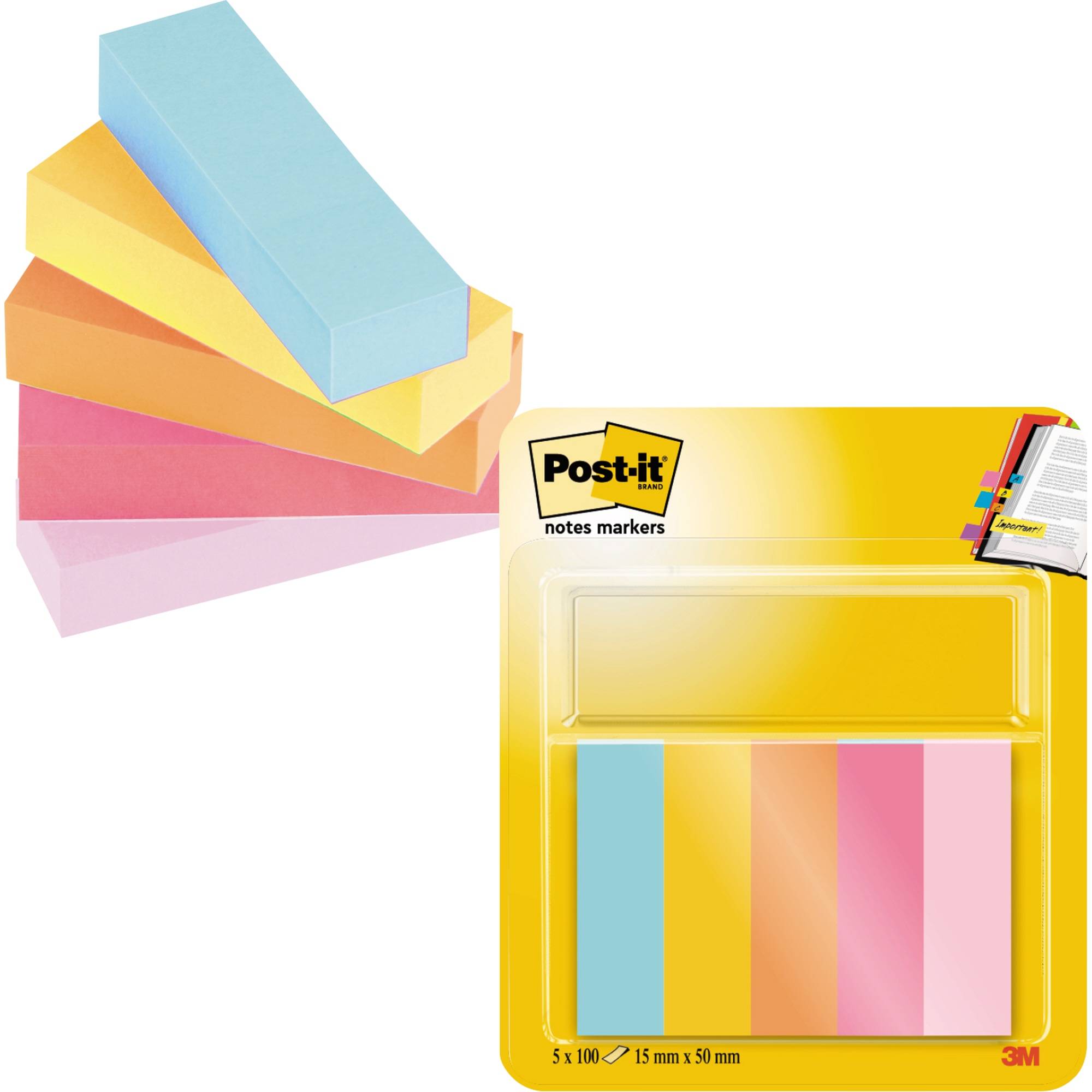 Post-it Haftstreifen Page Marker 670-5-BEA sort