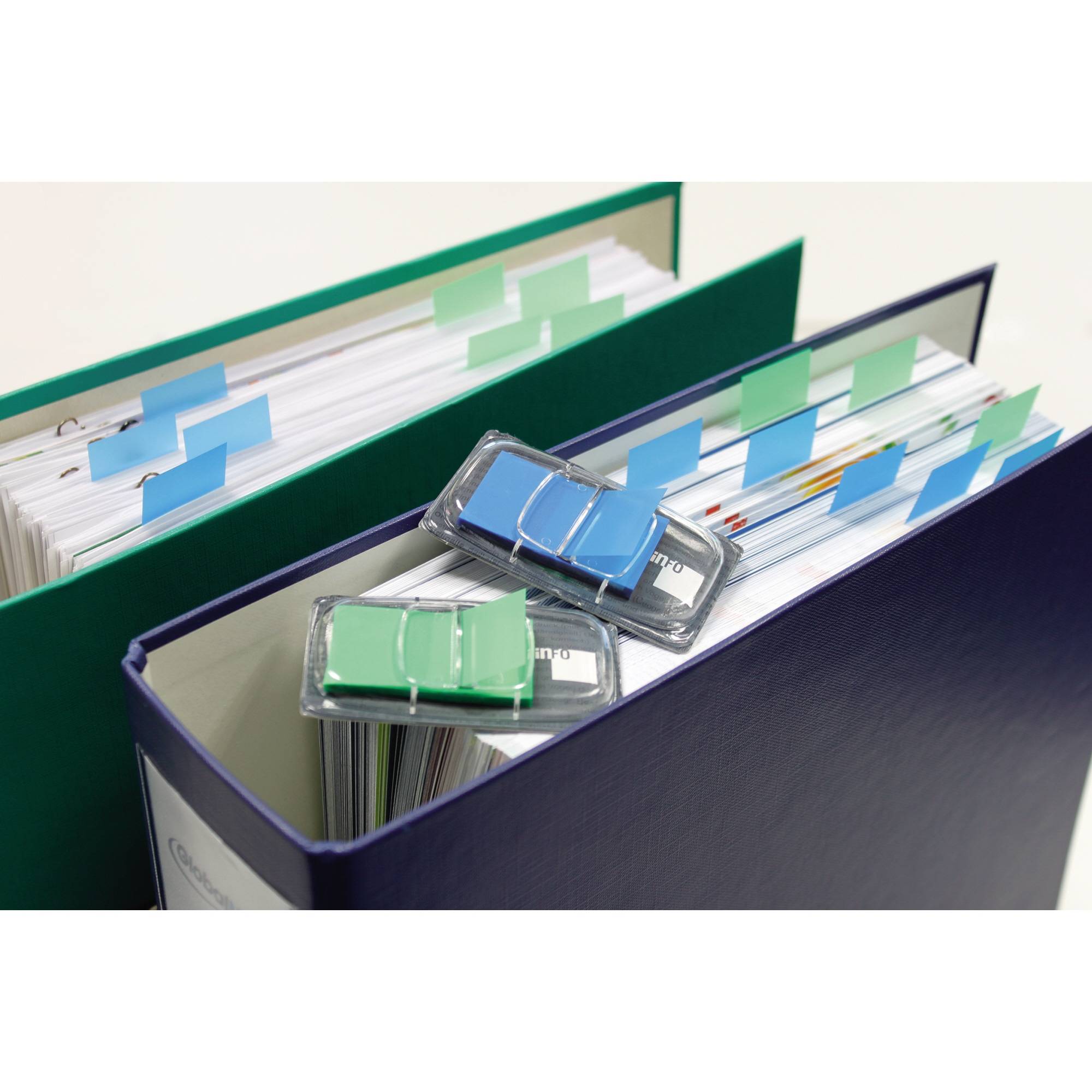 Info Haftstreifen Flags 7727-99 25x43mm 50Streifen grün