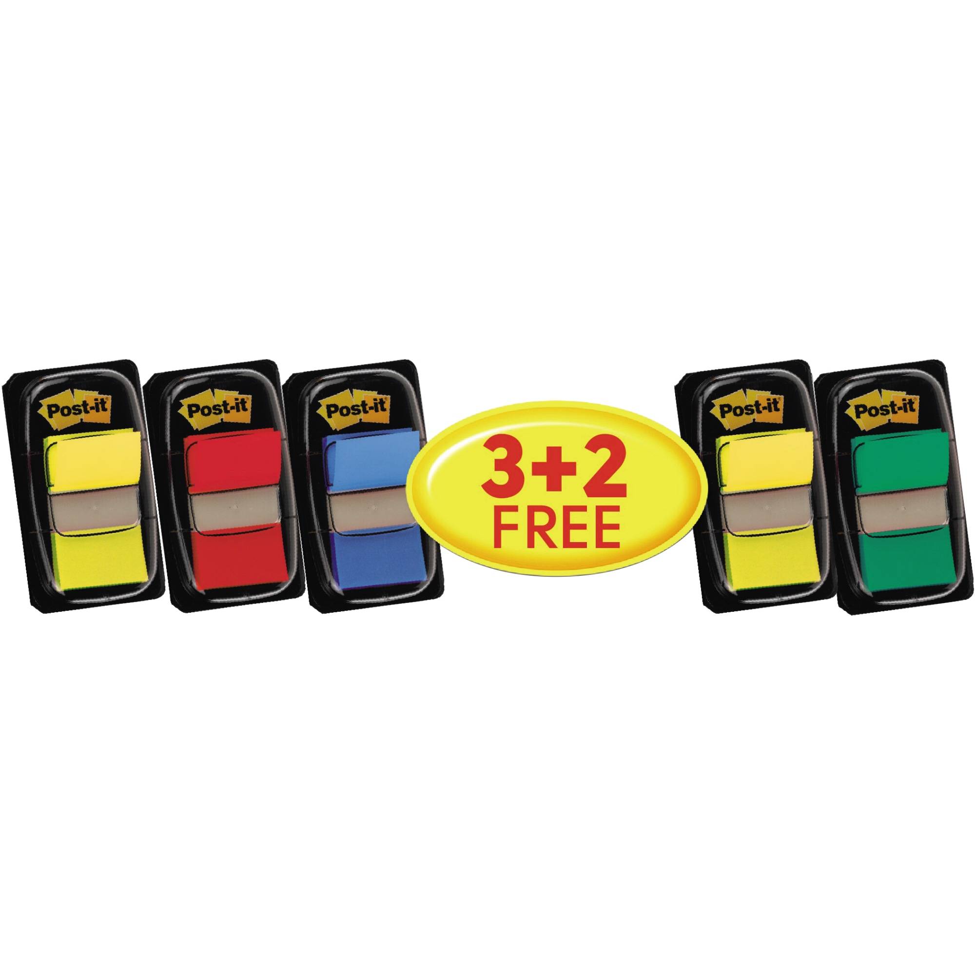 Post-it Haftstreifen Index Promotion 680-P5 sort 5x50Bl