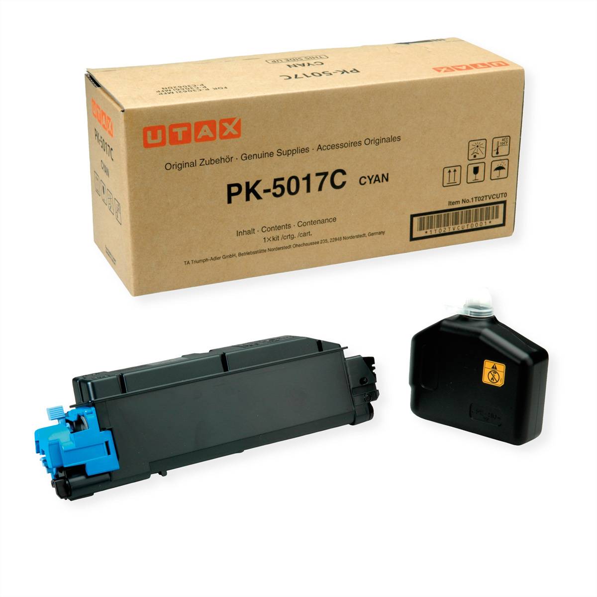 UTAX 1T02TVCUT0, 6000 Seiten, Cyan, 1 Stück(e)