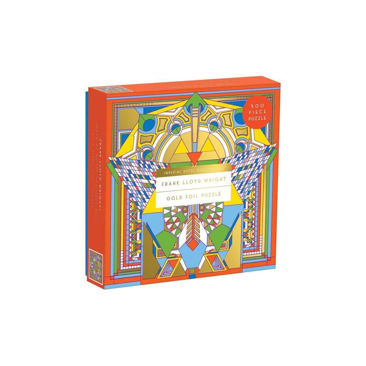 57815 - Frank Lloyd Wright Imperial Hotel Peacock Teppich - Folienpuzzle, 500 Teile