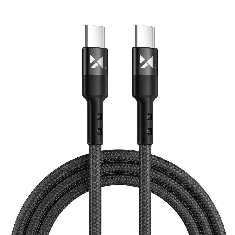 Wozinsky Kabel Ladekabel Datenkabel USB Typ C - USB Typ C Power Delivery 18W 1m schwarz