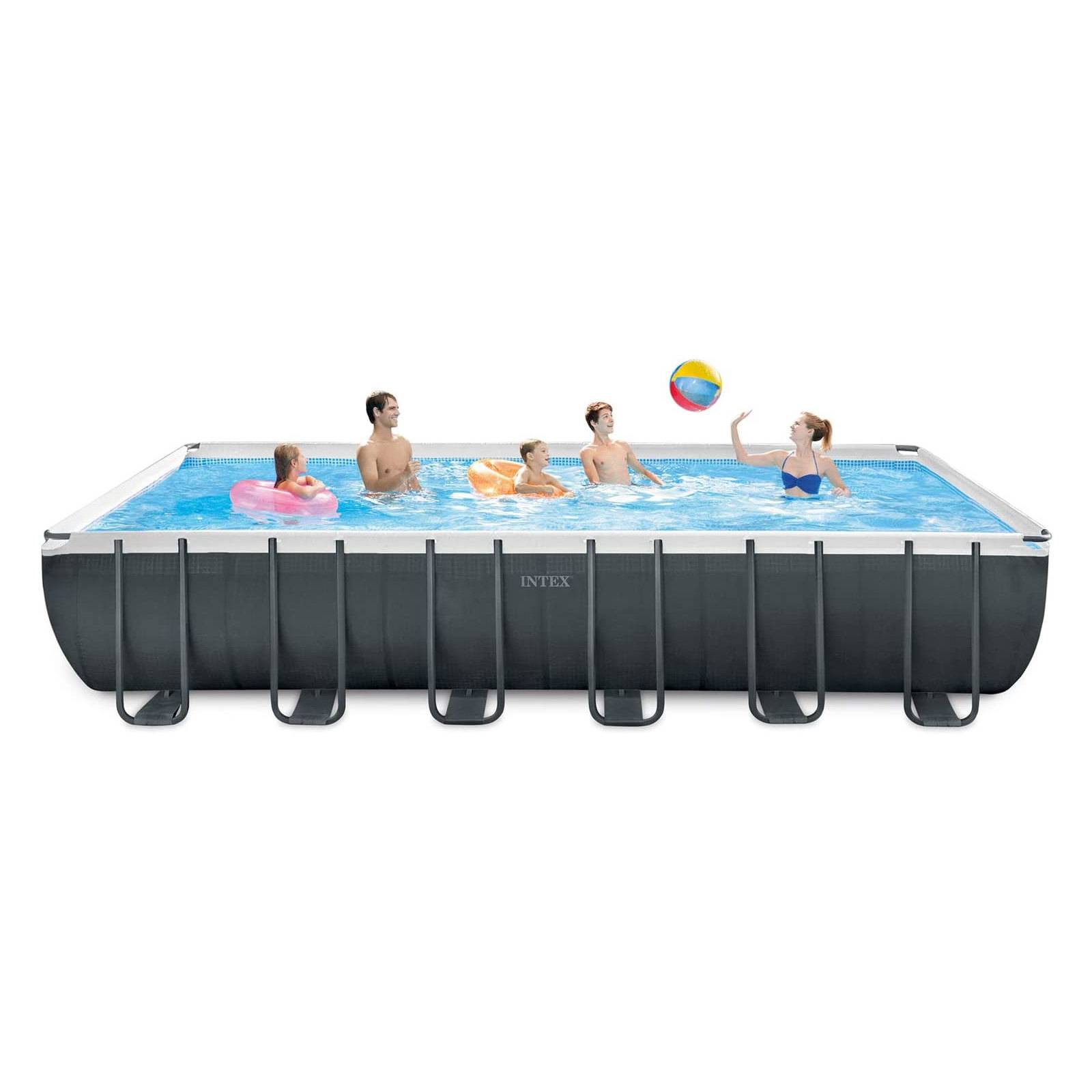 INTEX 26364GN Ultra XTR Frame Pool, 732x366x132cm, inkl. RCD Sandfilterpumpe