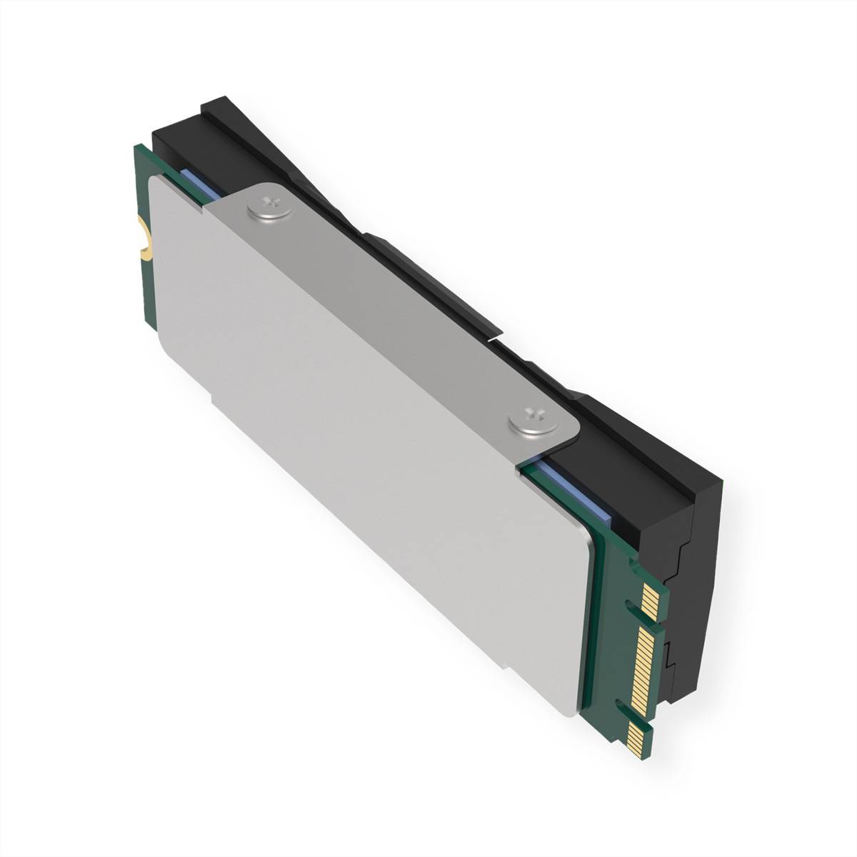 Xilence M2SSD.B.ARGB M.2 2280 SSD PCIe NVMe/SATA Kühler, 3PIN ARGB 5V, Passiv