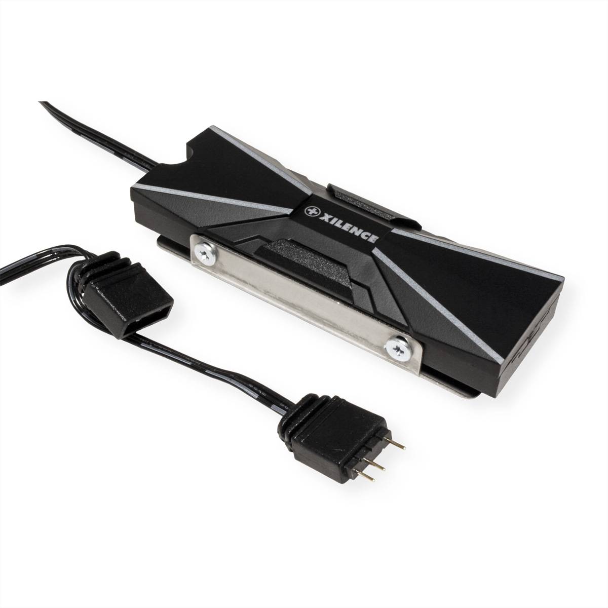 Xilence M2SSD.B.ARGB M.2 2280 SSD PCIe NVMe/SATA Kühler, 3PIN ARGB 5V, Passiv