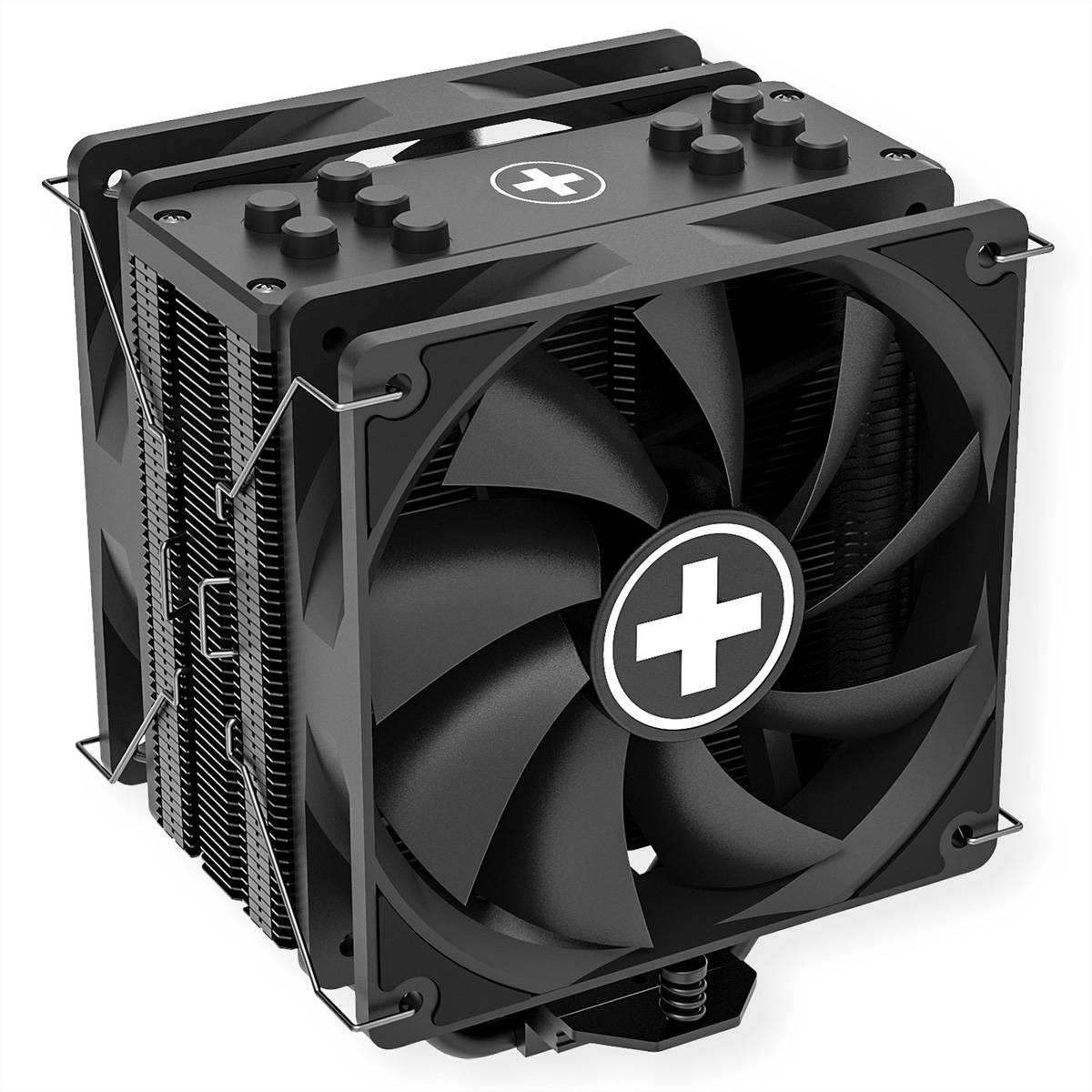 Xilence M705D AMD und Intel CPU Kühler, 2x 120mm Black PWM Lüfter, 220W TDP