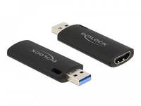 Delock - Videoaufnahmeadapter - USB 2.0 - Schwarz