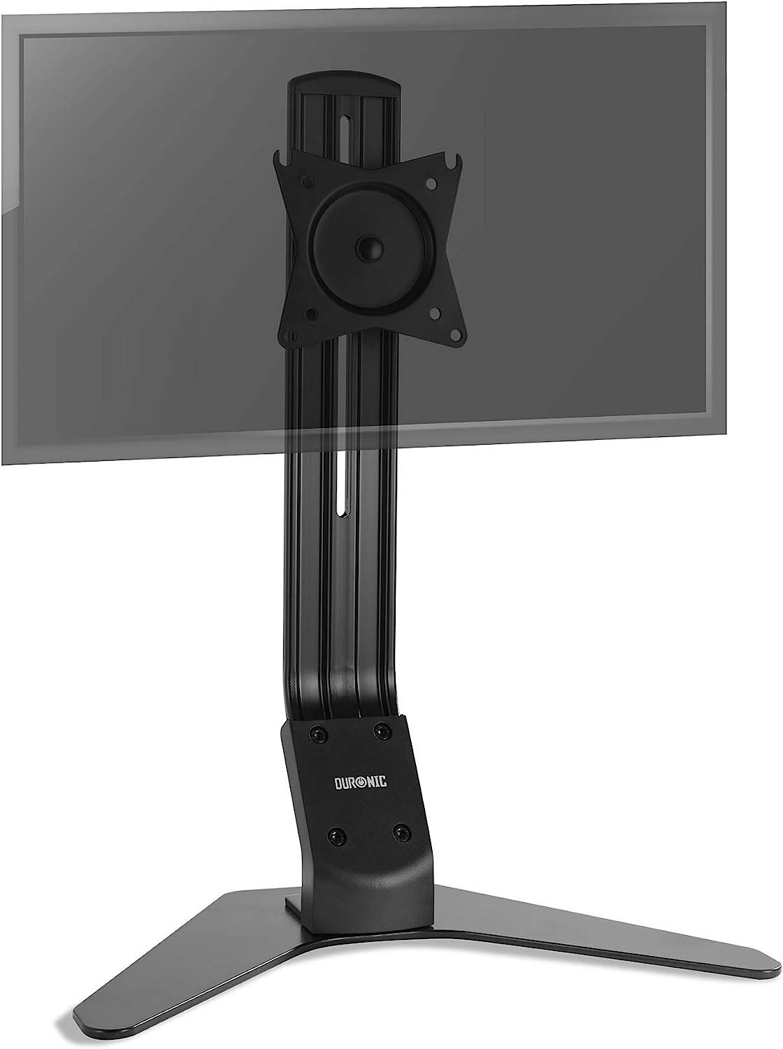 Duronic DM12D1 Monitorfuß bis 27 Zoll - 8kg Kapazität - Verstellbar in Höhe und Neigung - VESA 75/100
