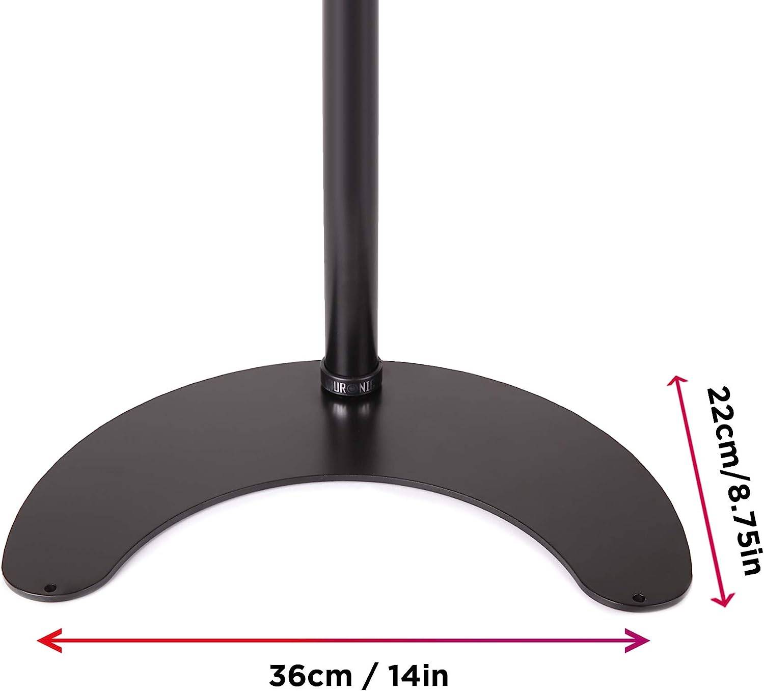 Duronic DM15D2V2 Monitorhalterung für zwei 32" - 8kg Kapazität - Verstellbar in Höhe, Neigung und Drehung - VESA 75/100