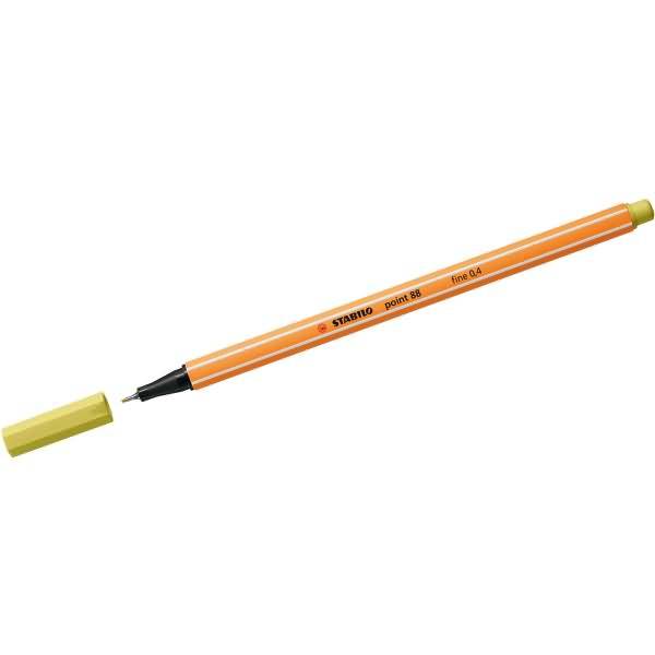 Fineliner point 88 0,4mm senf