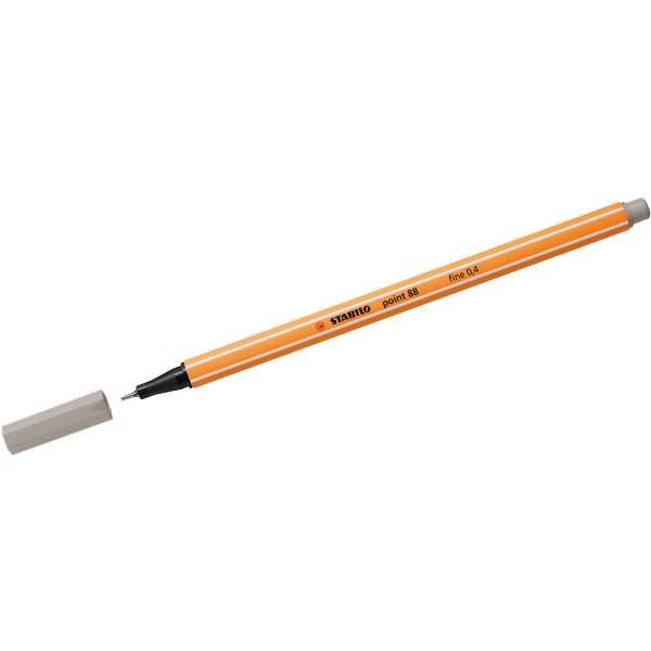 Fineliner point 88 0,4mm warmgrau