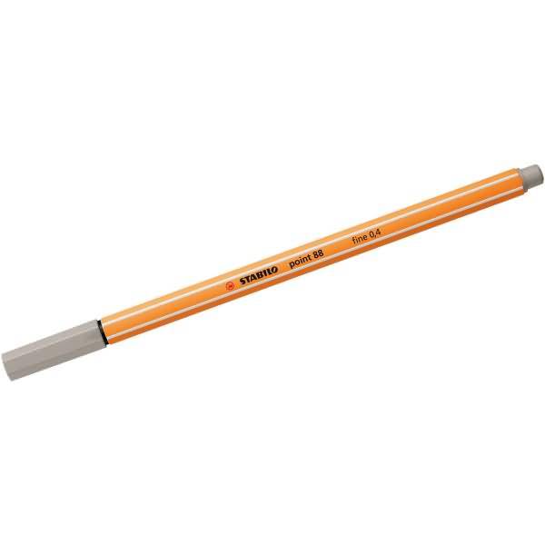 Fineliner point 88 0,4mm warmgrau