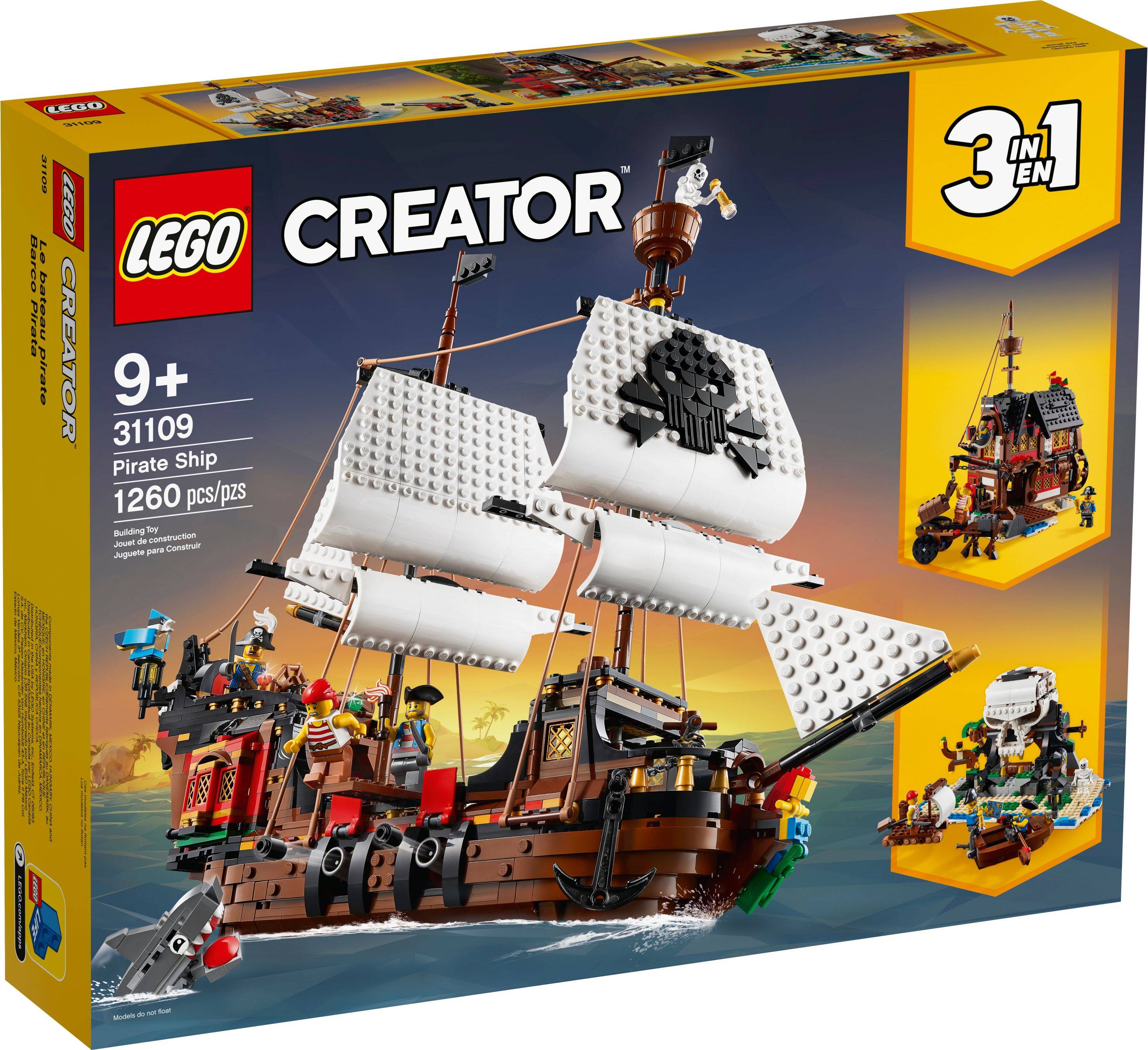 LEGO® Creator 3in1 31109 Piratenschiff