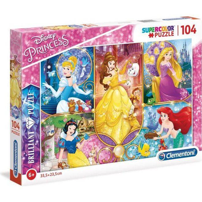 DISNEY PRINCESSES Puzzle Brilliant 104 Teile