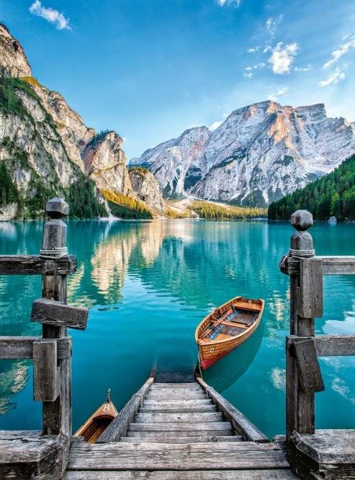 CLEMENTONI Puzzle Pragser Wildsee, Italien 500 Teile