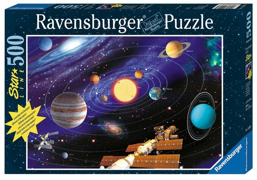RAVENSBURGER Sonnensystem Leuchtradierer 500 Teile
