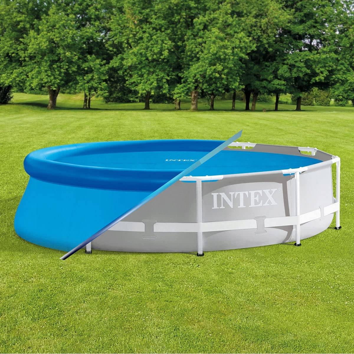 INTEX 28014 - Solarabdeckplane (Ø470cm) für Easy Set Pools Ø488cm
