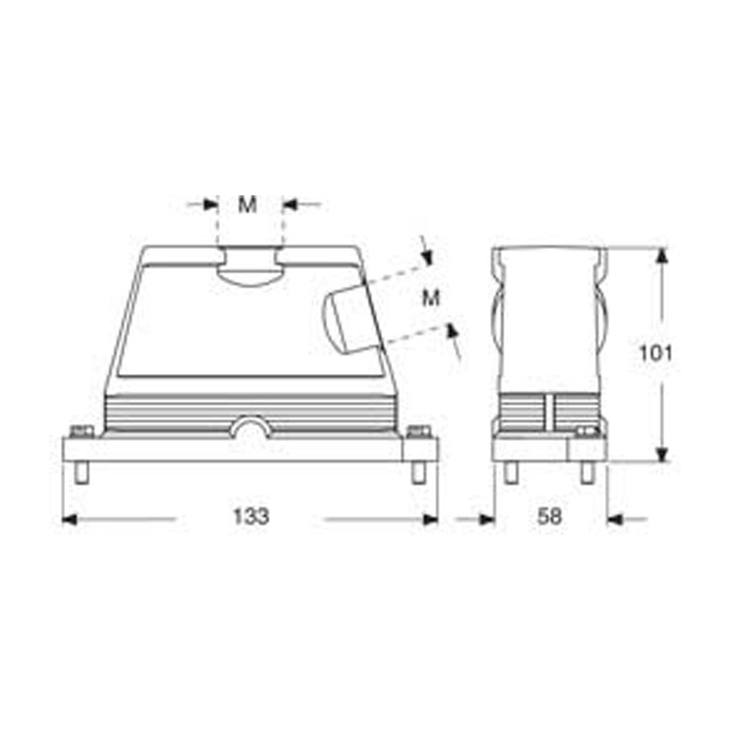 ILME MGOE06.25 MGOE 06.25 Tüllengehäuse 1 St.