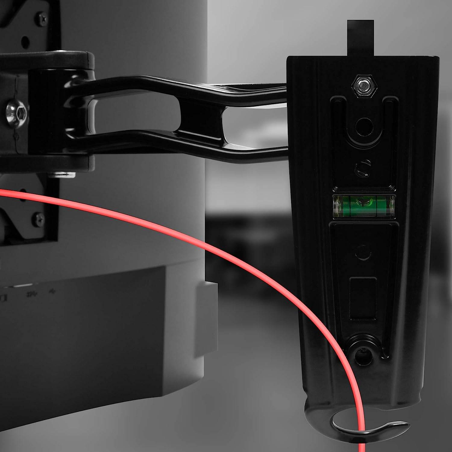 Duronic DM35W1X3 Wandhalter für 30 Zoll Monitor - 20kg Kapazität - Verstellbar in Neigung und Drehung - VESA 75/100