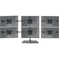 Duronic DM756 Monitorfuß für sechs 24 Zoll - 5kg Kapazität - Verstellbar in Höhe, Neigung und Drehung - VESA 75/100 Duronic DM756 Monitorfuß für sechs 24 Zoll - 5kg Kapazität - Verstellbar in Höhe, Neigung und Drehung - VESA 75/100