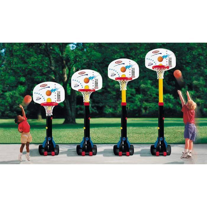 Little Tikes - Easy Store Verstellbarer Basketballkorb - mit 1 Juniorball - 12 Monate und +