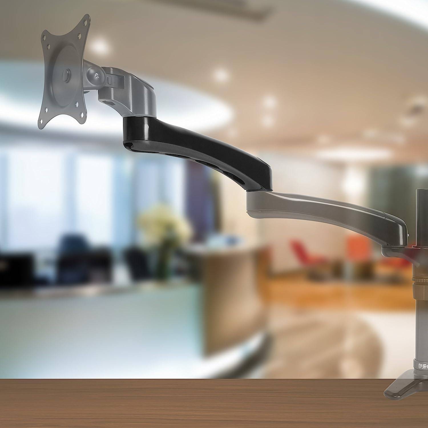 Duronic DM45/55ARM Single - 26cm Zusatzarm aus Aluminium - Erweiternder Monitorarm für DM45 und DM55 Monitorhalterung