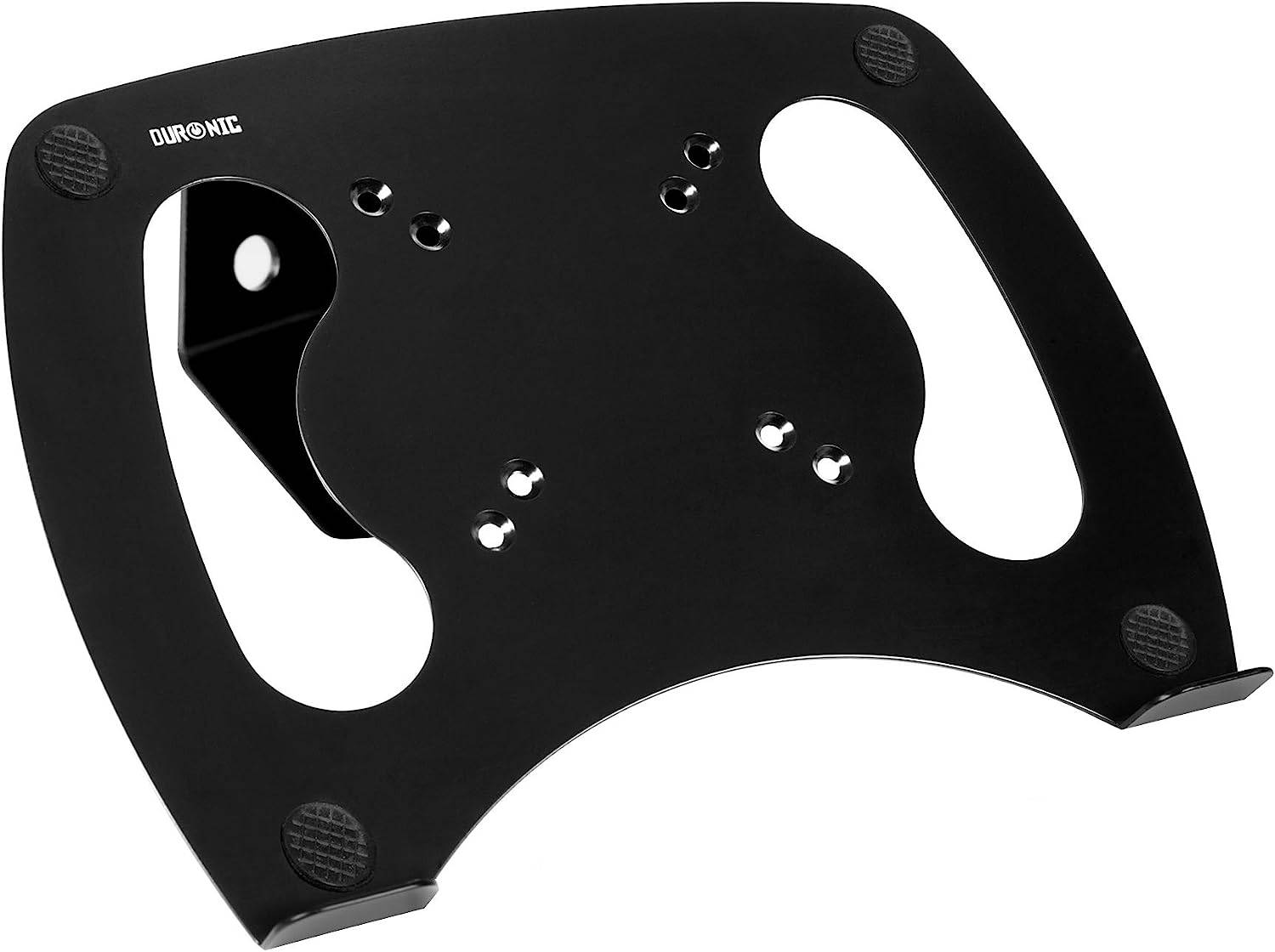 Duronic DML1 BK Laptophalterung - Fläche 32x24,2cm - Belastbarkeit 8kg - Laptopständer für Monitorhalter - VESA Standard