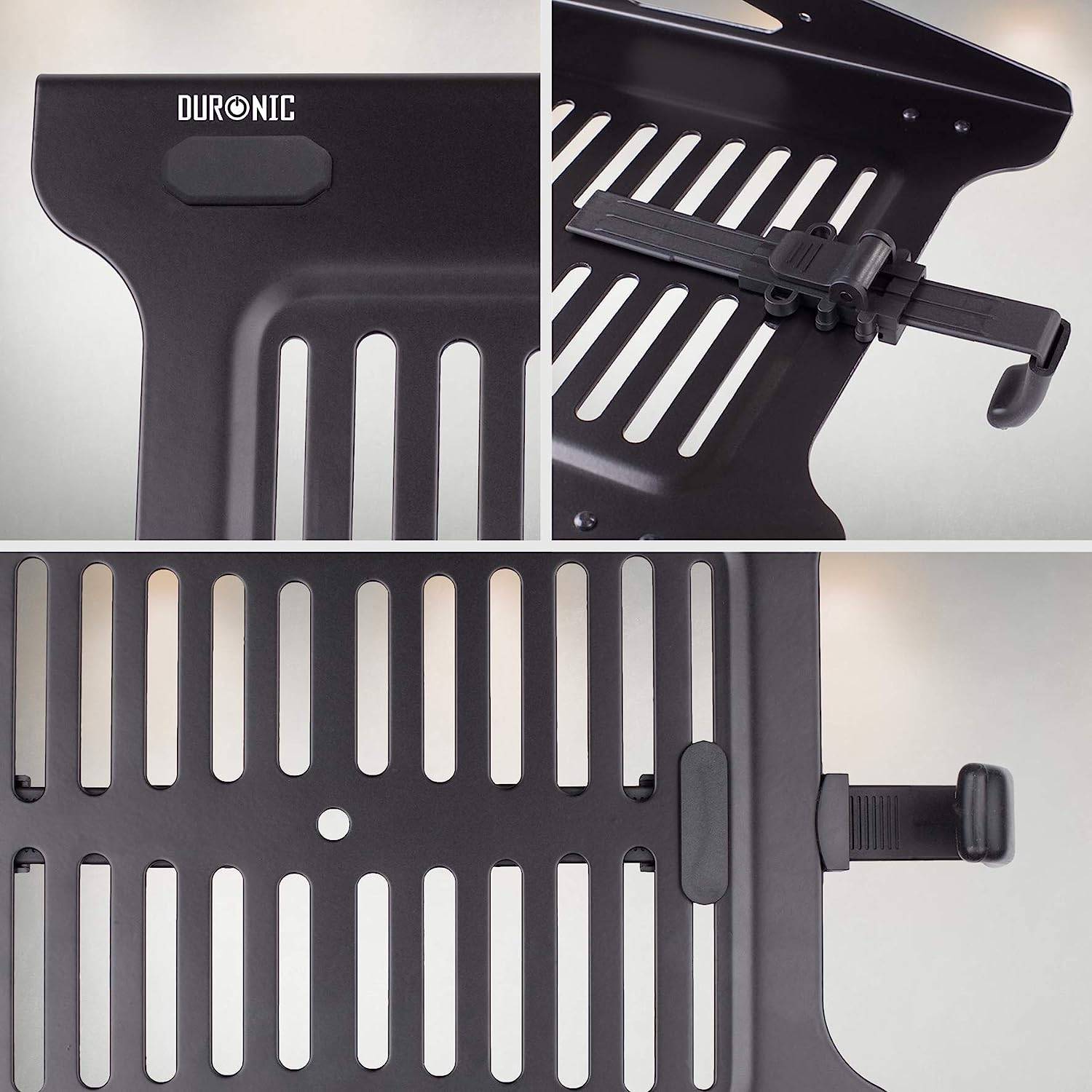 Duronic DML7 Laptophalterung - Fläche 30x25cm - Belastbarkeit 5kg - Laptopständer für Monitorhalter - VESA Standard