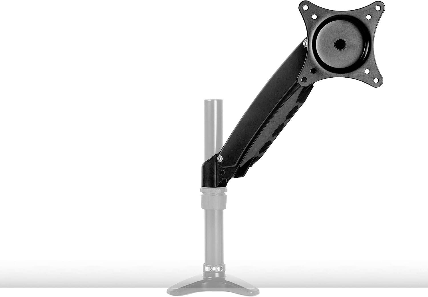 Duronic DML5S1 Monitorarm - Kompatibel mit DM55 Monitorhalterung - Vertikale On-The-Fly-Einstellung - Federarm