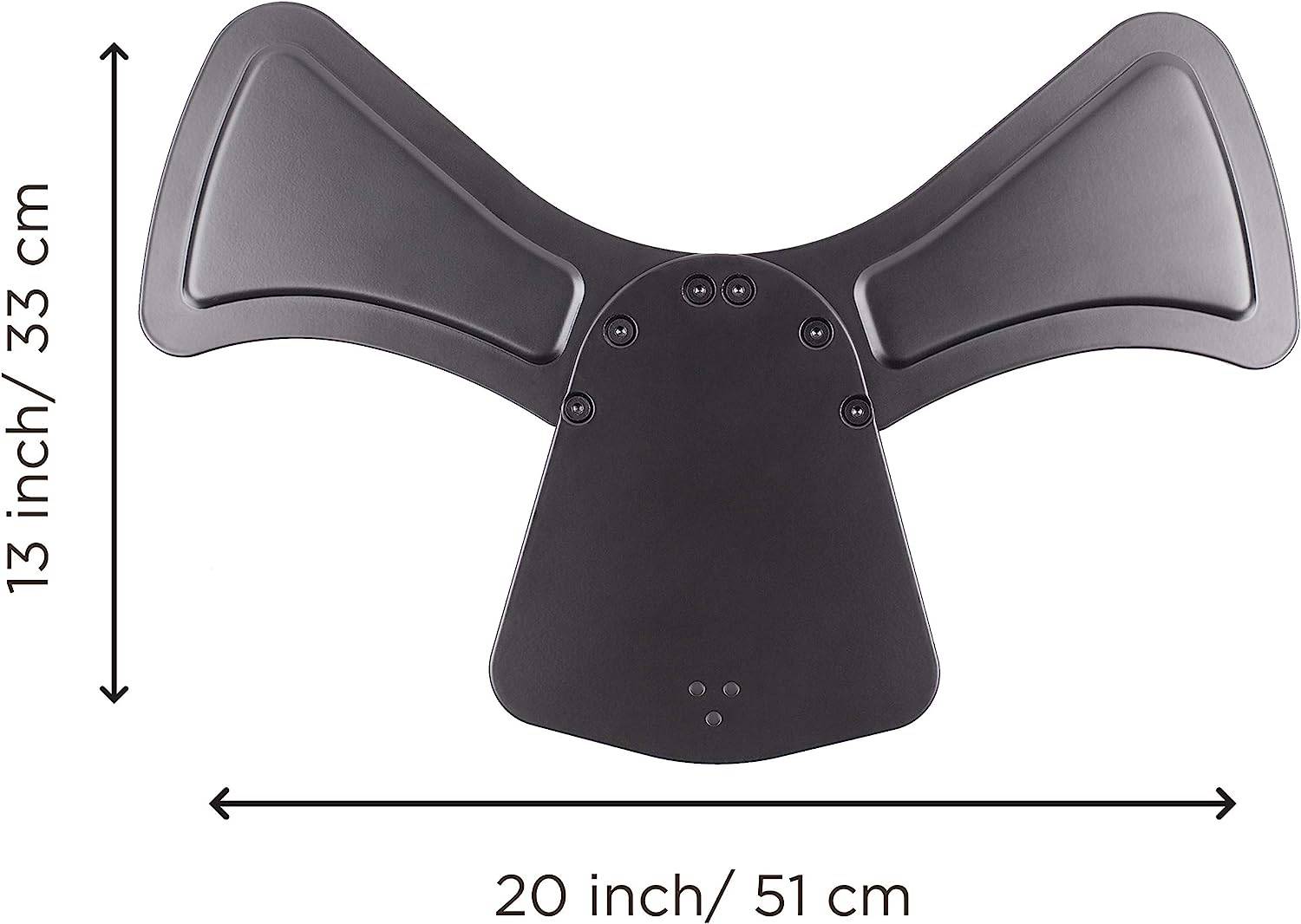 Duronic DM75 Stand - Standfuß für Duronic Monitorhalterungen und Mittelstangen – Stabile Auflagefläche für Monitore