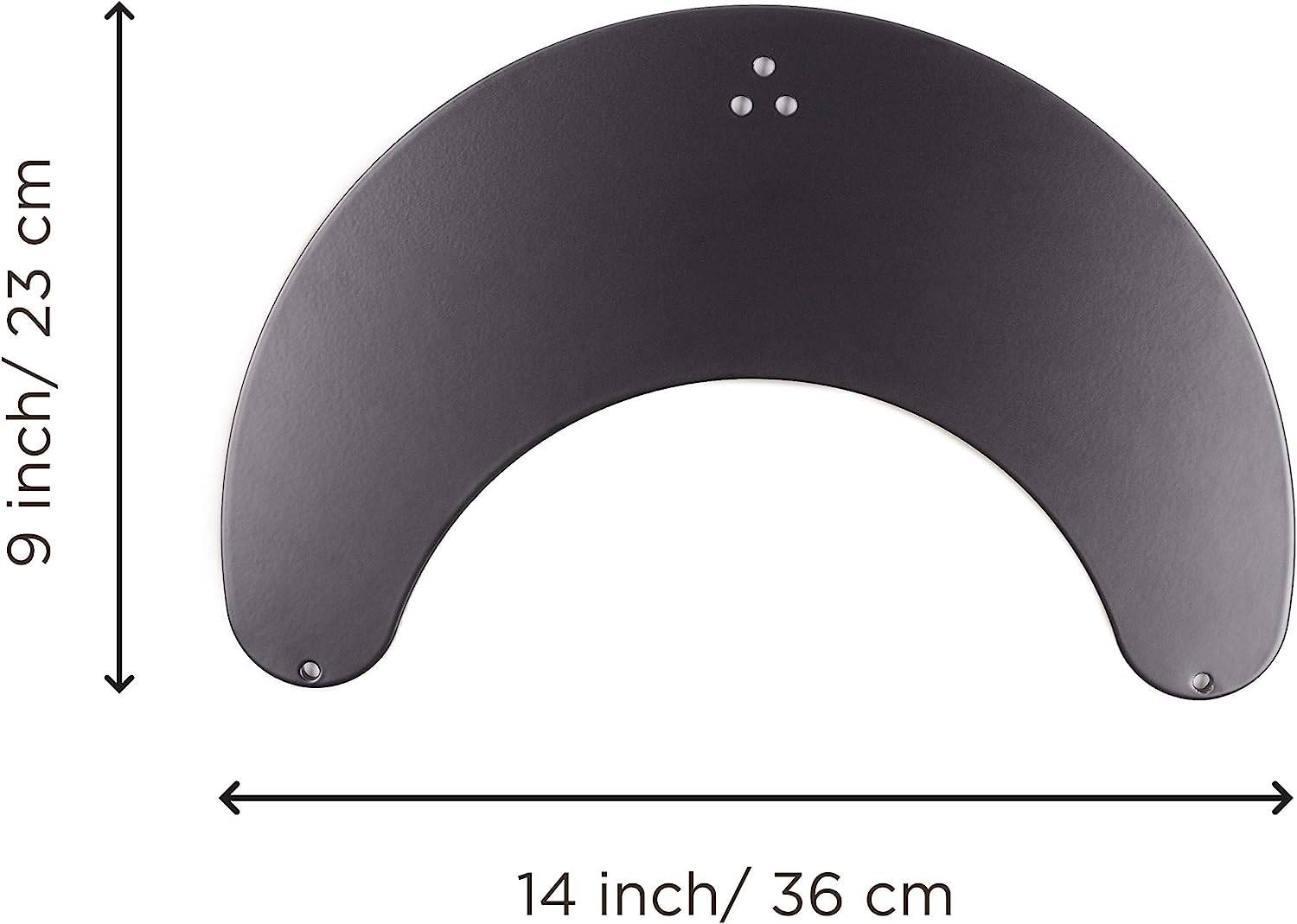 Duronic DM25D Stand - Standfuß für Duronic Monitorhalterungen und Mittelstangen – Stabile Auflagefläche für Monitore